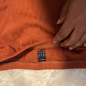 Maternity Orange Two Piece Set